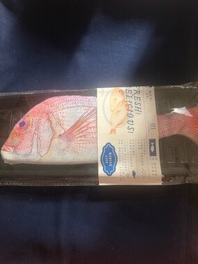 Pink Realistic Fish Plush Pet Toy - Marine Life